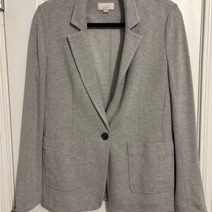 LOFT Women's Light Gray Blazer